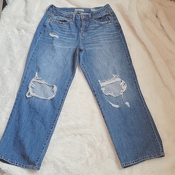 High Rise Denim Jeans by Rewind Vintage Reunion Size 7/28 - Picture 2 of 6
